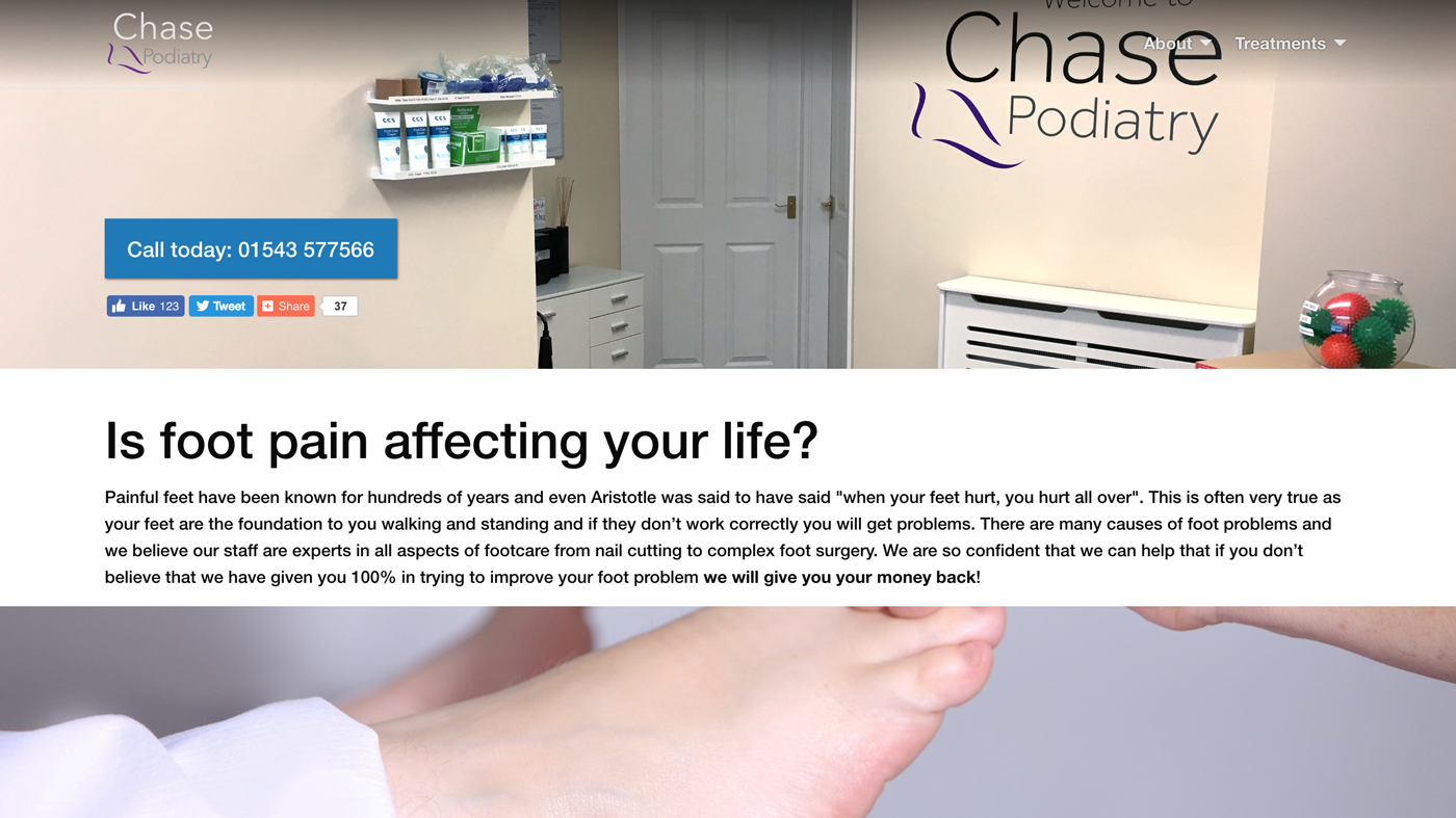 Chase Podiatry & Chiropody Website